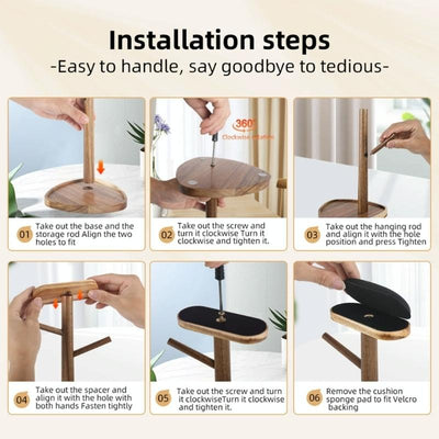 Acacia Vr Helmet Storage Rack for Quest 2 and Pico 3 / 4 - Acacia