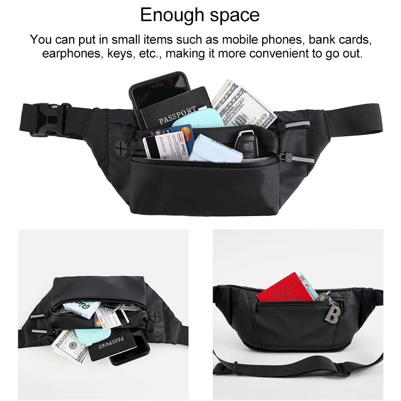 Multi Function Outdoor Sport Waist Bag Crossbody For Mobile Phones - Green