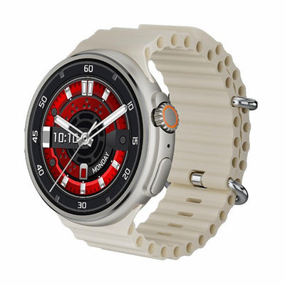 1.6 Inch Tft Round Screen Smart Watch Supports Voice Calls / Blood Oxygen Monitoring - Black