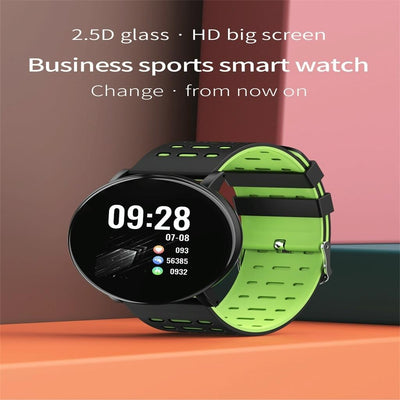 Smart Watch With Call Reminder And Health Monitoring - Blue
