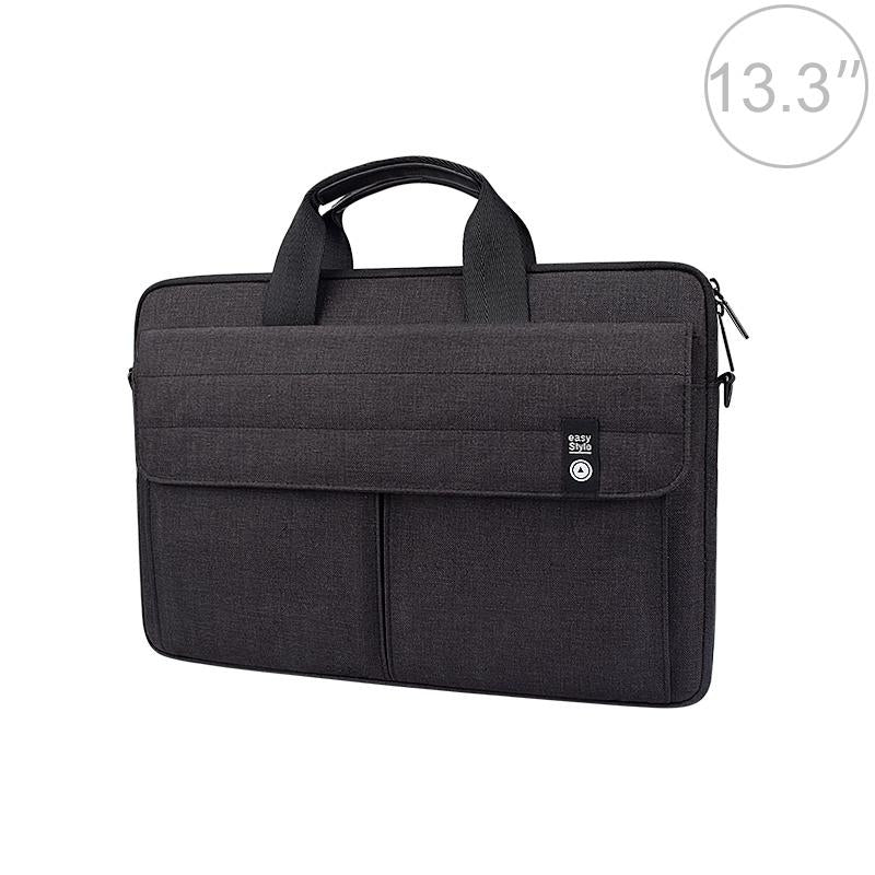 13.3 Inch Laptop Handheld Briefcase Storage Bag - no Shoulder Strap - Grey