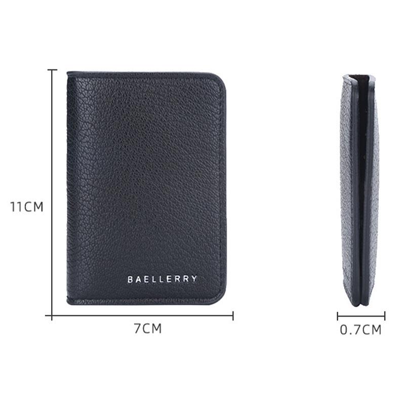 Lightweight Litchi Pattern Card Holder Coffee