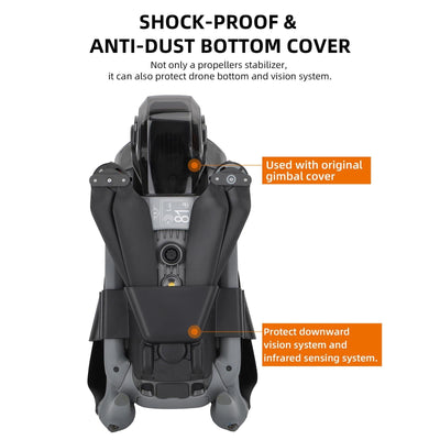 Fixed Propeller Guard for Dji Air 3 - Blade Holder - Black
