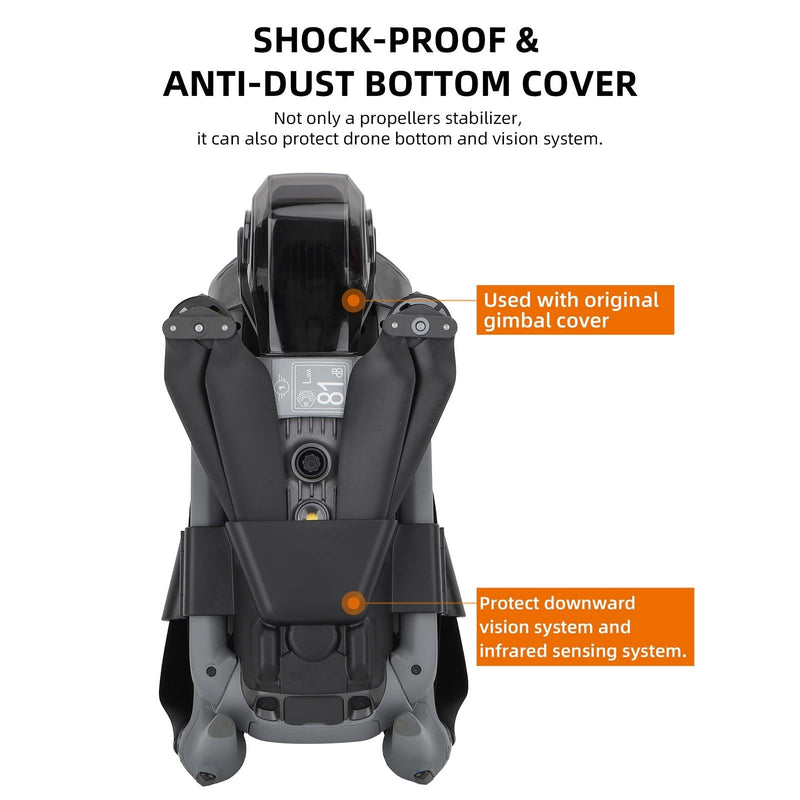 Fixed Propeller Guard for Dji Air 3 - Blade Holder - Black