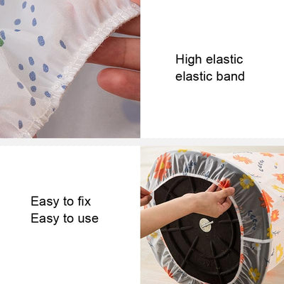 60x148cm Long All Round 3d Fan Dust Cover - Red Flower