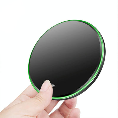 20W Ultra Thin Qi Wireless Charger - Black
