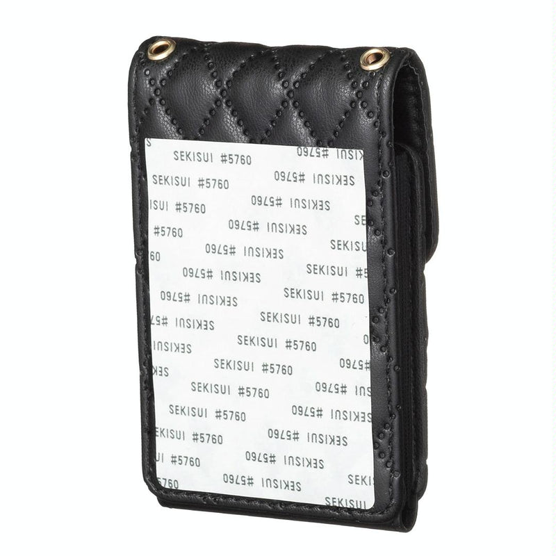 Vertical Card Bag With Metal Buckle For Mobile Phones - Pink