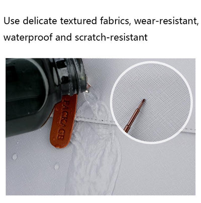 13-13.3 Inch Pink Pu Waterproof Laptop Bag - Durable and Stylish