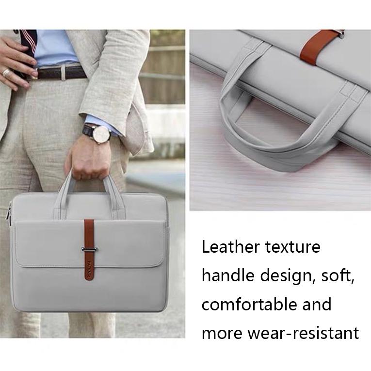 13-13.3 Inch Pink Pu Waterproof Laptop Bag - Durable and Stylish