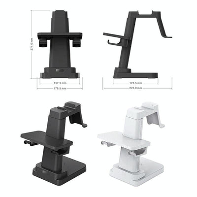Universal Vr Headset Handle Bracket - Compatible With Pico4 Meta Quest Rift S Htc - White