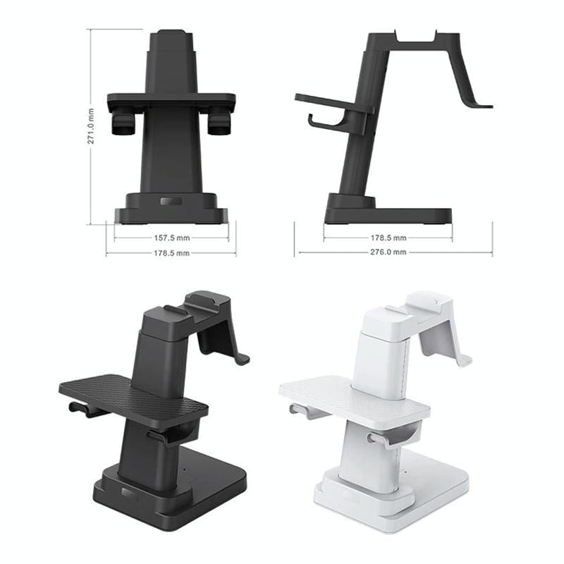 Universal Vr Headset Handle Bracket - Compatible With Pico4 Meta Quest Rift S Htc - White