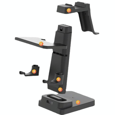 Universal Vr Headset Handle Bracket - Compatible With Pico4 Meta Quest Rift S Htc - White