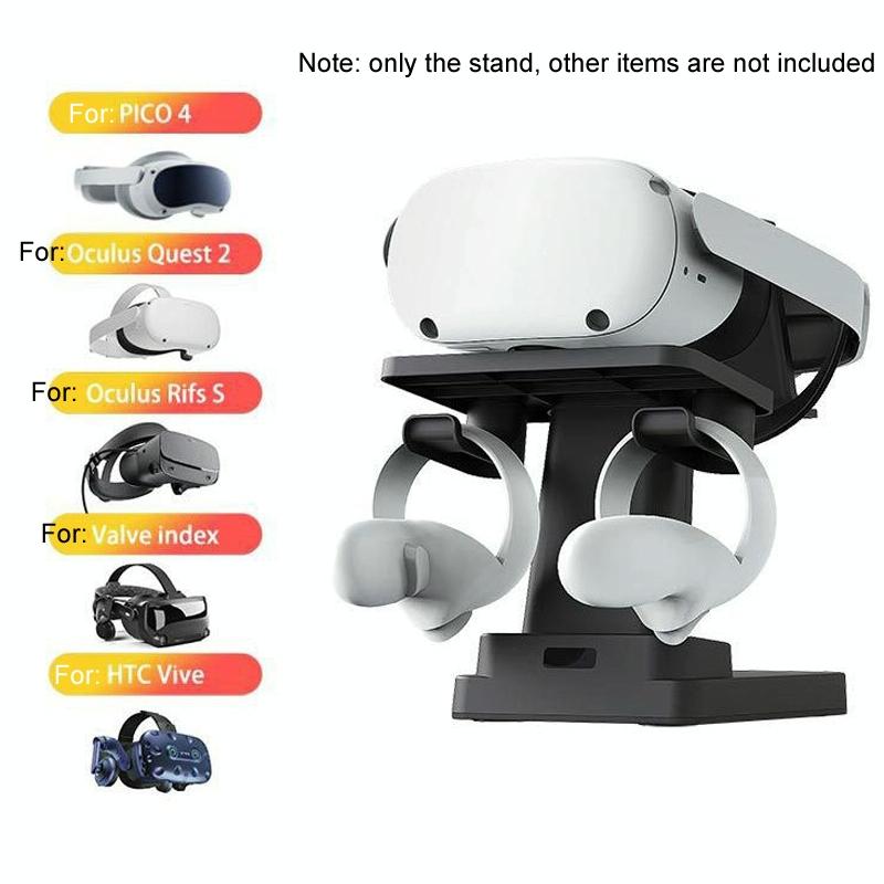 Universal Vr Headset Handle Bracket - Compatible With Pico4 Meta Quest Rift S Htc - White
