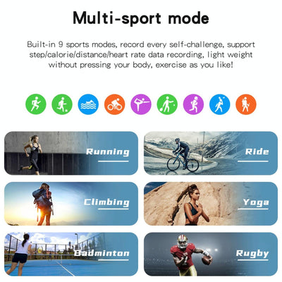 1.32 Inch Ips Hd Screen Smart Watch Support Bluetooth Calling / Blood Pressure Monitoring - Black