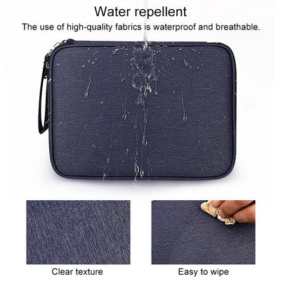 Waterproof Multi-function Storage Bag for Digital Accessories - l - Black