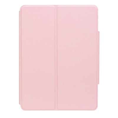 360 Rotation Bluetooth Keyboard Leather Case For Ipad 10.9 2022 With Touch Control And Backlight - Pink