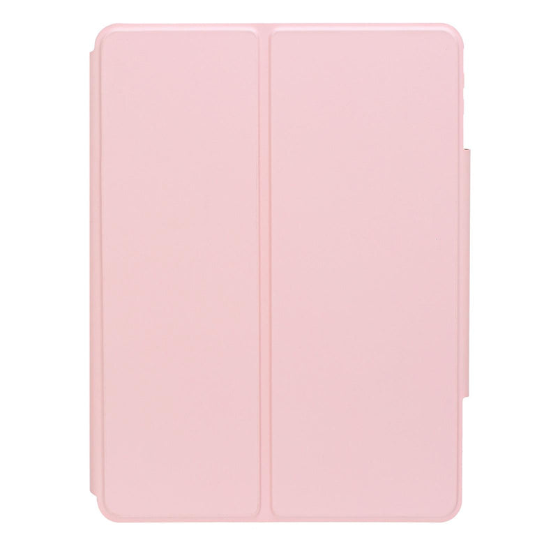 360 Rotation Bluetooth Keyboard Leather Case For Ipad 10.9 2022 With Touch Control And Backlight - Pink