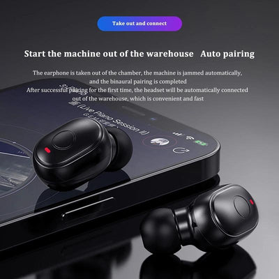 Waterproof Mini Touch-control Bluetooth Earphones with Noise Cancelling - Fink