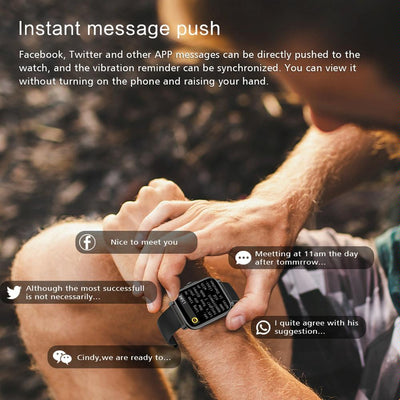 1.69 Inch Ip67 Waterproof Smart Watch With Bluetooth Call & Multiple Sports Modes - Silver
