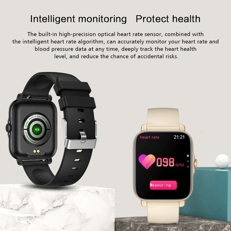 1.69 Inch Ip67 Waterproof Smart Watch With Bluetooth Call & Multiple Sports Modes - Silver