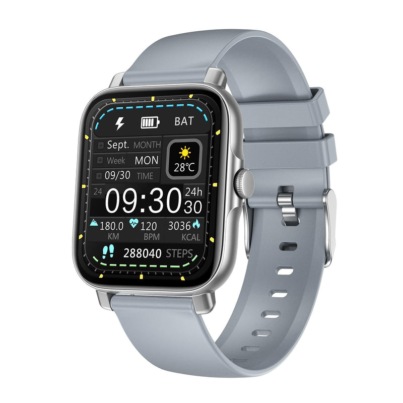 1.69 Inch Ip67 Waterproof Smart Watch With Bluetooth Call & Multiple Sports Modes - Silver