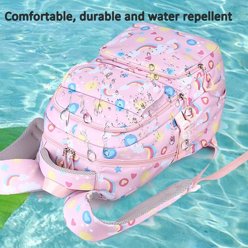 Kids Backpack Set with Lunch Bag & Pencil Case - 3 in 1 - Black