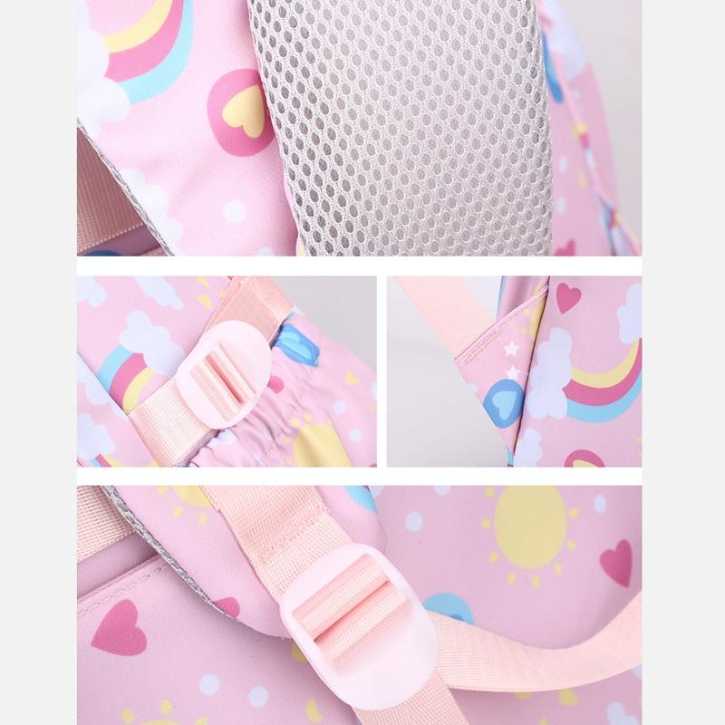 Kids Backpack Set with Lunch Bag & Pencil Case - 3 in 1 - Black