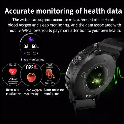 1.39 Inch Colour Screen Smart Watch Support Heart Rate Monitoring / Blood Pressure Monitoring - Green