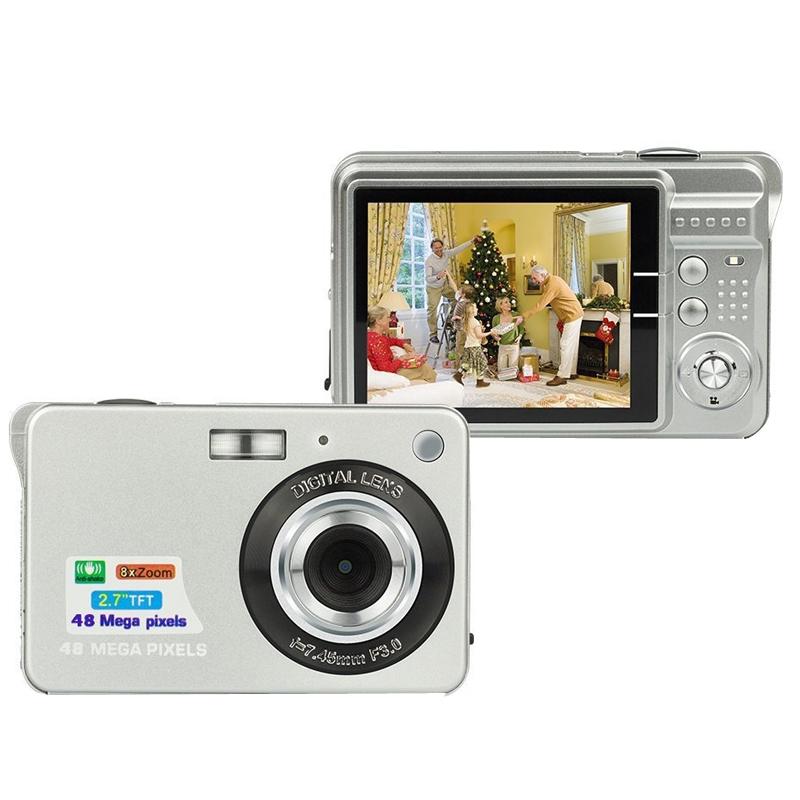 Compact Digital Camera For Daily Photos And Videos - Ideal For Students - Silver