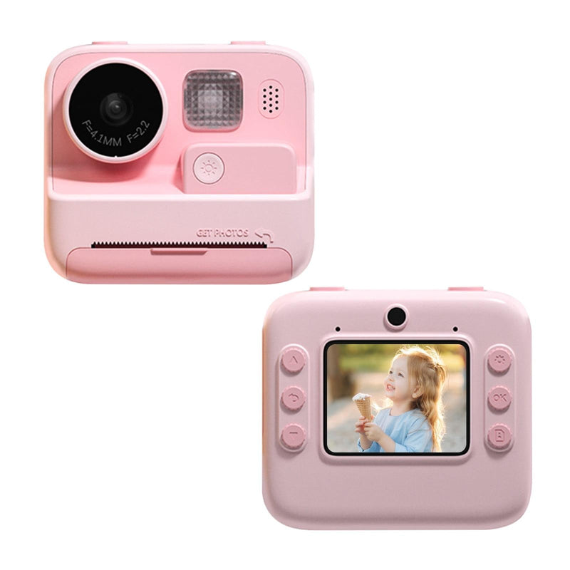 2-Inch Dual Lens Instant Print Camera For Children - 4800W Pixel - Without Memory Card Yellow