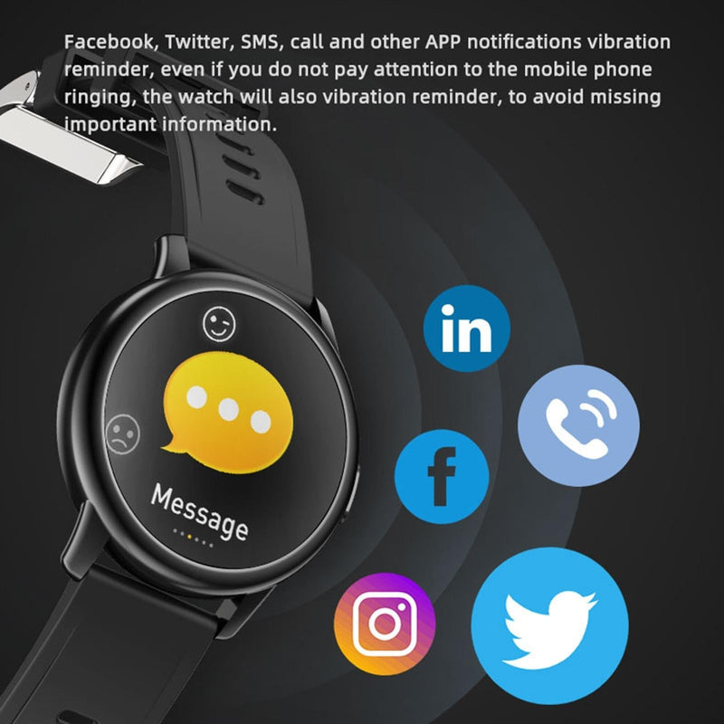 1.3 Inch Tft Screen Smart Watch Support Blood Pressure Monitoring / Sleep Monitoring - Grey