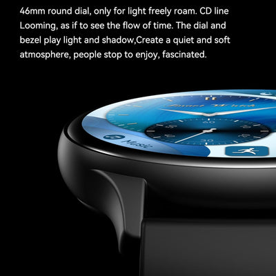 1.43 Inch Bt5.0 Ip67 Sport Smart Watch Support Bluetooth Call / Message Notification / Heart Rate / Blood Pressure Health Monitor - Silver