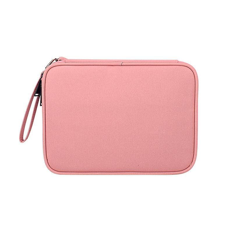 Waterproof Multi-function Storage Bag for Digital Accessories Earphones and Data Cables - Pink