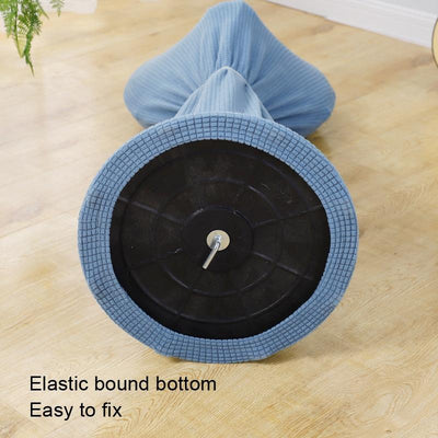 Household Fabric Fan Cover - Round Elastic 110x45cm - Gray