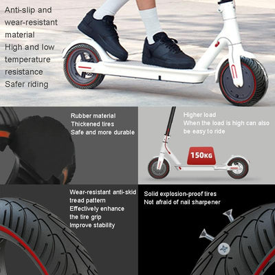 8.5 Inch Honeycomb Solid Tire for Xiaomi Electric Scooters - Blue