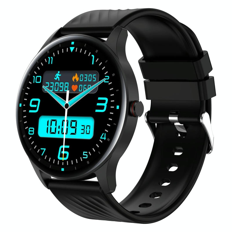 1.43 Inch Amoled Smart Watch With Bt Call & Health Tracking - Black