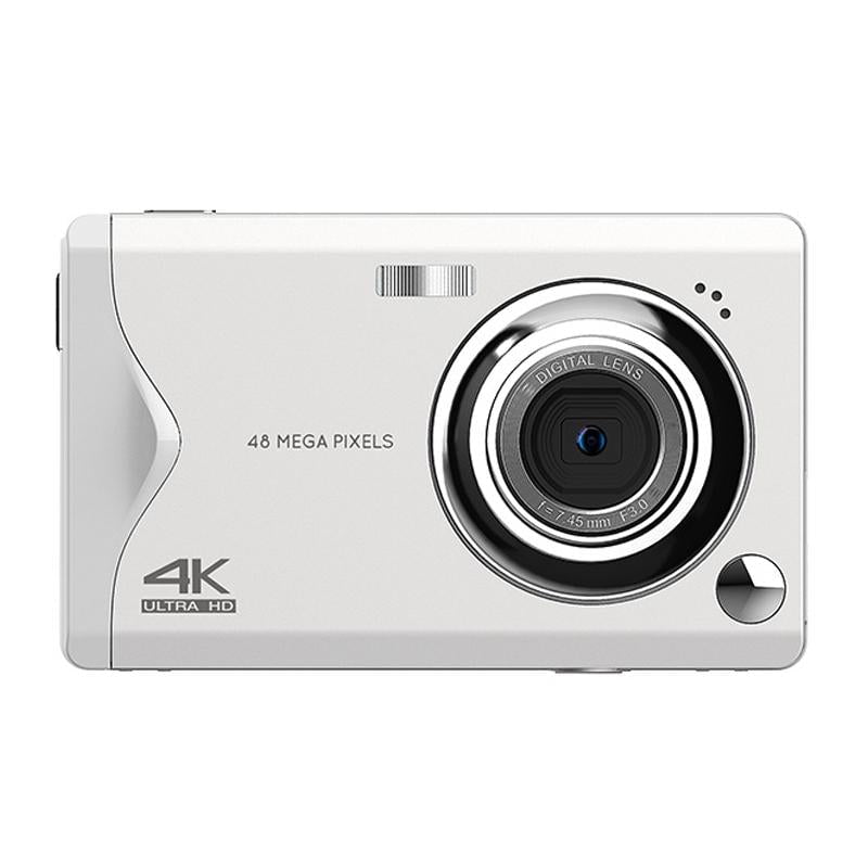 3.0-Inch Autofocus 4K Hd Digital Camera With Hd Screen - White