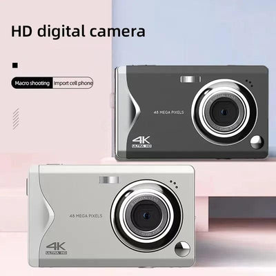 3.0-Inch Autofocus 4K Hd Digital Camera With Hd Screen - White