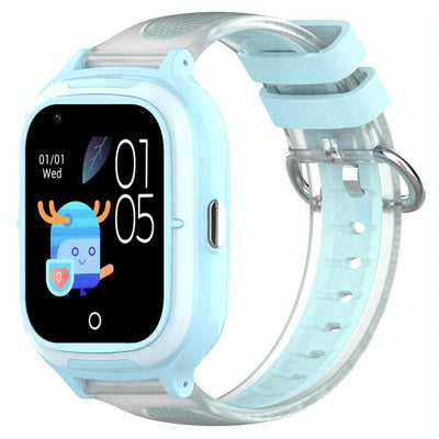 4G Kids Smart Phone Positioning Watch Ip67 Waterproof / Video / Voice Calling - Blue