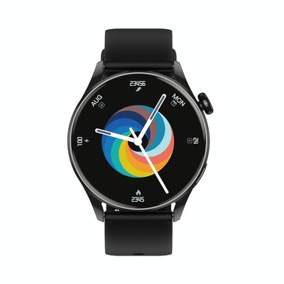 Smart Watch With Heart Rate And Blood Pressure Monitoring - Colour Screen - Silver