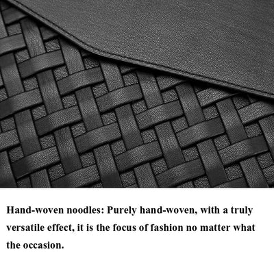 11 Inch Hand-Woven Notebook Liner Bag For Computers - Silver