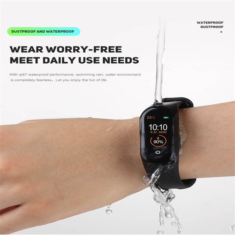 Waterproof Smartwatch With Call Reminder And Health Monitoring - Blue