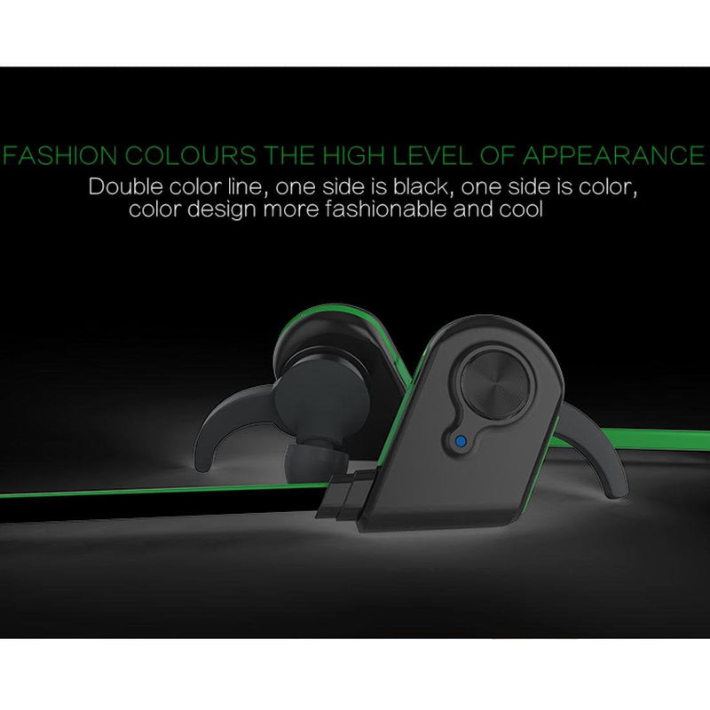 Wireless Bluetooth In-ear Headset with Magnetic Switch & Indicator Light - Black