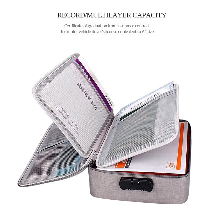 Waterproof Multi-layer Laptop Bag with Password Lock - Black