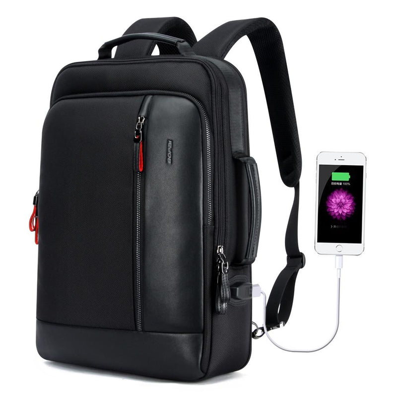 Large Capacity Business Laptop Backpack With Usb Port - Breathable & Stylish Black 30X15X44Cm