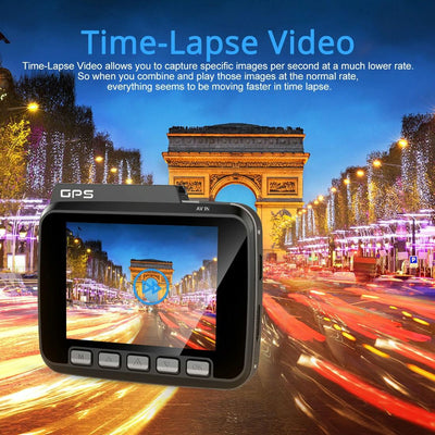 2.4 Lcd Car Dvr Camera with 2880 x 2160p Hd Resolution and 150 Degree Wide Angle View