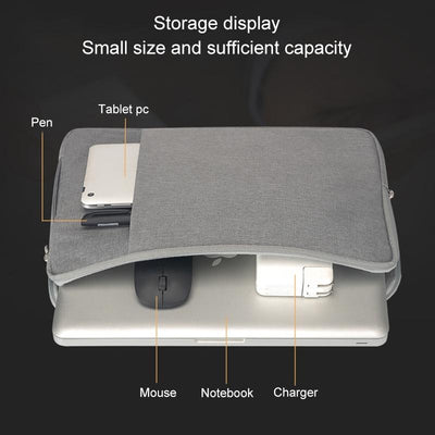 Denim Business Laptop Liner Bag for Tablets - Black
