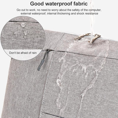 Portable Laptop Handbag - Fits 15.4-16 Inch - Casual Design - Pink