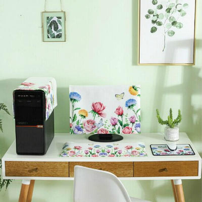 Universal 3-in-1 Desktop Pc Dust Cover - Fits 20-22 Inch - Deer