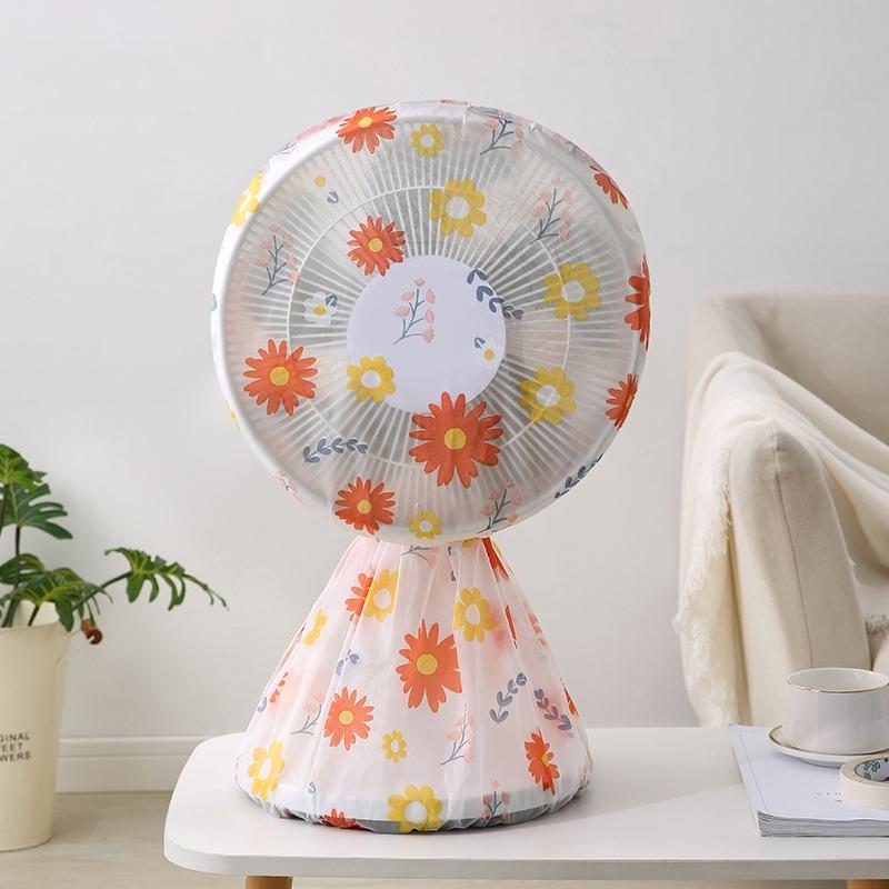 Short 60x90cm All Round 3d Fan Dust Cover - Red Flower